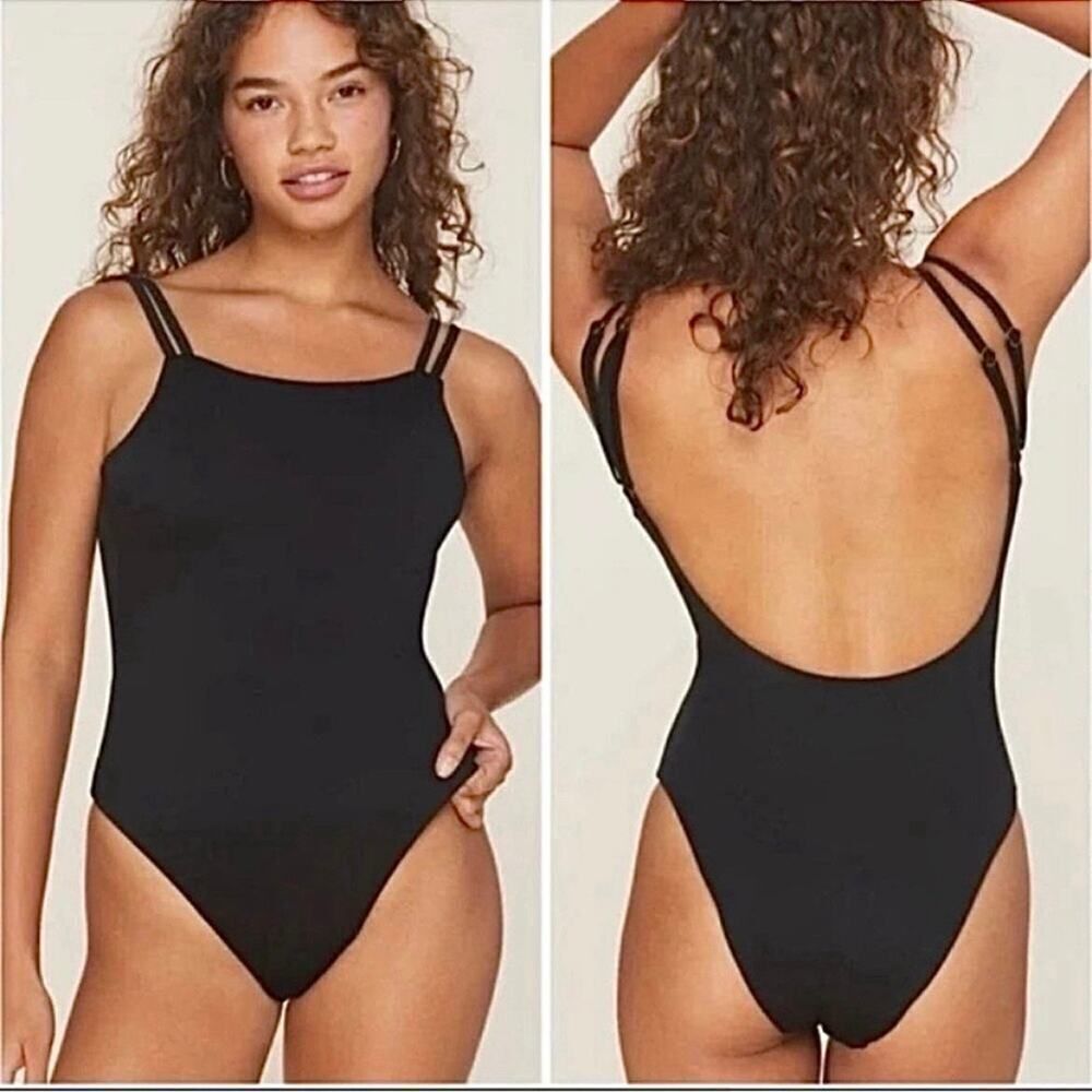 NWT Andie Black‎ The Rockaway One Piece Swimsuit Size Small